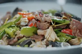 下酒菜：灵魂吃法！牛身上最好吃的部位，经典下酒菜爆炒九门头视频封面