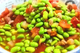 碎肉青豆，做法简单，肉末酥香，青豆鲜爽，好吃又营养的家常菜