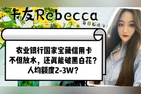 农行国家宝藏信用卡，放水同时还可以破黑花？人均额度两三万？