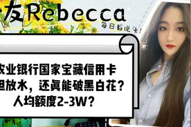 农行国家宝藏信用卡，放水同时还可以破黑花？人均额度两三万？视频封面