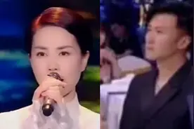 王菲唱大湾区中秋晚会主题曲《湾》，主持人谢霆锋坐台下认真聆听