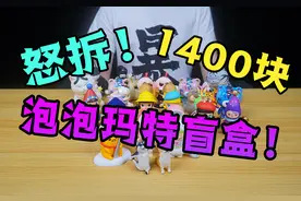 1400元买了20个泡泡玛特盲盒，开箱的一瞬间：我笑得合不拢嘴！视频封面