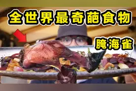 试吃世界上最奇葩食物！冰岛腌海雀！臭味秒杀鲱鱼罐头！有多恐怖视频封面