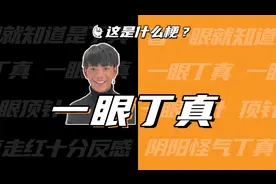 这是什么梗：一眼真？一眼丁真？视频封面