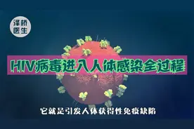 艾滋病病毒进入人体：HIV感染人体全过程动画视频
