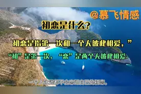 初恋是指第一次和一个人彼此相爱，“初”是第一次，