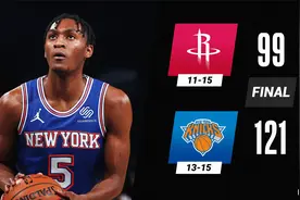 【尼克斯121-99火箭】兰德尔和奎克利齐砍22分 尼克斯大胜火箭视频封面