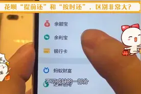 花呗“提前还”和“按时还”，区别非常大？网友：你咋不早说！视频封面