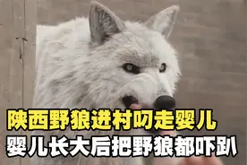 陕西野狼进村叼走婴儿，婴儿长大后性格反常，野狼见到吓得趴着？