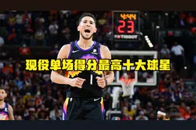 NBA现役单场得分最高的十大球星：库里高居第二，70分大神被质疑视频封面