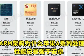 明明都是ARM架构的处理器，为什么苹果处理器是强于安卓？？？视频封面