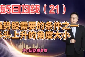 玩转5日均线（21）：抓强势股，从牢记这类简单的图形开始！