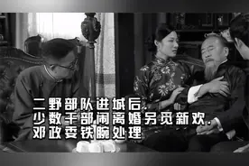 二野部队进城后,少数干部闹离婚另觅新欢,邓政委铁腕处理视频封面