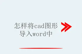 怎样将cad图形导入word中