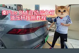 比亚迪秦plusdmi后备箱加装液压杆教程，自动开启后备箱视频封面