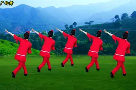 喜庆秧歌舞《想妹妹》陕北民歌，唢呐伴奏好听极了！