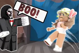 阿火解说roblox罗布乐思第75期：游乐园模拟器，我前面大姐胆子大视频封面