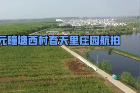 #合肥头条#乡村振兴肥东元疃塘西村春天里庄园航拍视频封面
