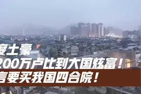 印度土豪带200万卢比到大国炫富！直言要买我国四合院！视频封面