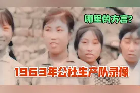 60年代初人民公社生产队实拍录像，能听懂方言讲的什么吗？视频封面