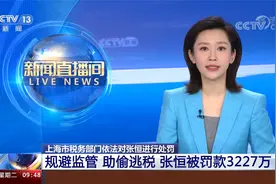 上海市税务部门依法对张恒进行处罚 张恒被罚款3227万视频封面
