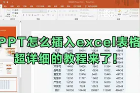 PPT怎么插入excel表格，看完这个视频，ppt插入数据不求人！视频封面