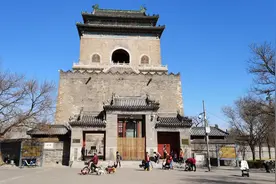 北京的标志性建筑之一：钟鼓楼