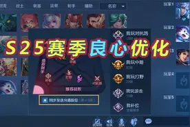 S25赛季良心优化，新增分路段位显示开关，全能称号图标二选一