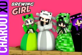 我的世界怪物学院：him的春天，小媚和爱丽丝好可爱啊（一）