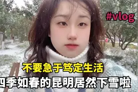 经历分享：连春城昆明都会下大雪，所以不要急于笃定任何事物视频封面