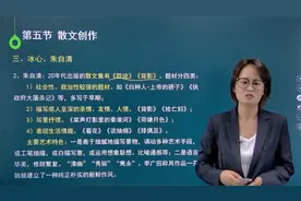 自考汉语言文学本科00537《中国现代文学史》知识点讲解课程视频视频封面