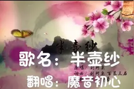 一首刘珂矣的《半壶纱》，优美的画面配上初心动听的声音，好美啊视频封面