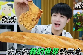 应粉丝要求：挑战一天只吃我的世界里的美食，我开了一大片农场视频封面