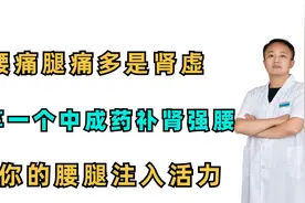 腰疼腿疼多是肾虚 一个中成药补肾强腰 ，向你的腰腿注入活力视频封面