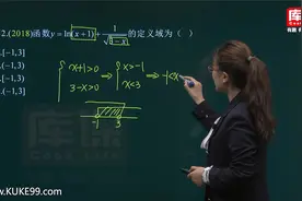 【库课】2021贵州专升本高数基础精讲课 求函数的定义域01视频封面