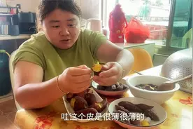 200斤80后远嫁海南自己种10亩地，实现地瓜自由煎炸蒸煮随心享受视频封面