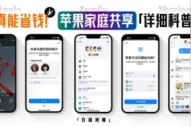 真能省钱！被忽略的神器 苹果家庭共享「白问」视频封面
