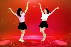 请欣赏世界上《最美的花》广场舞，正反面对跳视频封面
