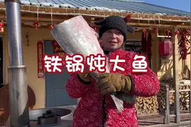 开春第一次户外铁锅炖，20斤大鱼请邻居吃饭，邻居还得自备俩菜视频封面