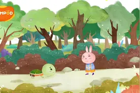 儿童经典故事《龟兔赛跑》英文版