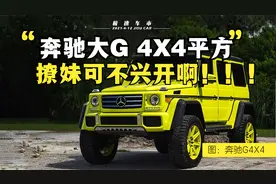 奔驰G4X4平方和普通大G到底有啥区别？切记！带妹可不兴开啊....