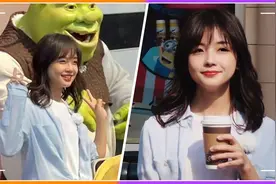 王冰冰环球影城被偶遇，穿魔法服进行互动，无美颜滤镜颜值仍在线视频封面