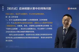 帮考网孙孝群老师带你简单了解个人公益捐赠支出扣除规定是什么？视频封面