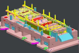 五金冲压模具设计秘籍：连续模结构设计，这一招你得会！视频封面