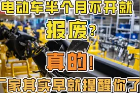 内幕：电动车1个月不开就可能报废？这是真的！视频封面