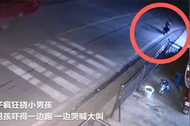 “猴哥”下山寻食  追着小男孩直挠视频封面