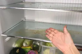 冰箱脏了别用清水擦，教你一个简单方法，污渍异味彻底清洁干净视频封面