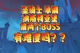 魔兽世界圣骑士单刷团本纳斯利亚堡前2号BOSS，多少有点难度！