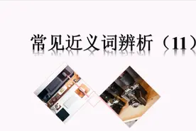 【初中英语】常见近义词辨析（11）