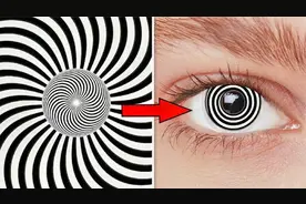 4个不可思议的视错觉，盯着中心看，你会发现周围变了视频封面